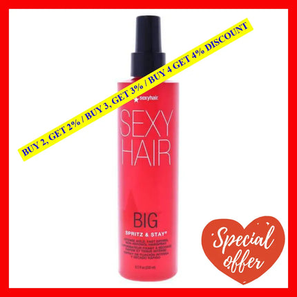 Big Sexy Hair Spritz Stay Hairspray By For Unisex - 8.5 Oz