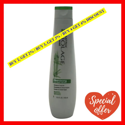 Biolage Fiberstrong Shampoo By Matrix For Unisex - 13.5 Oz