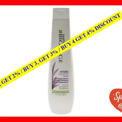 Biolage Hydra Source Detangling Solution Conditioner | Detangles & Controls Static For Less Frizz