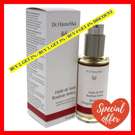 Birch Arnica Energizing Body Oil By Dr. Hauschka For Women - 2.5 Oz Oil