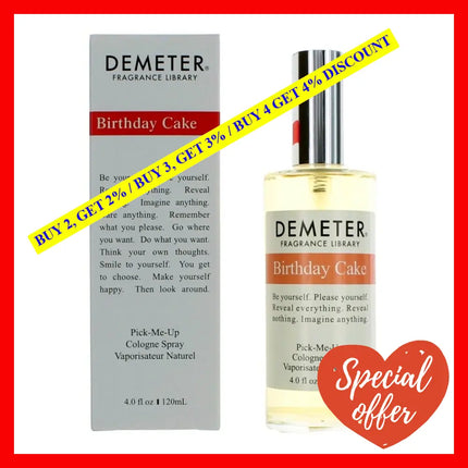 Birthday Cake By Demeter 4 Oz Cologne Spray For Women