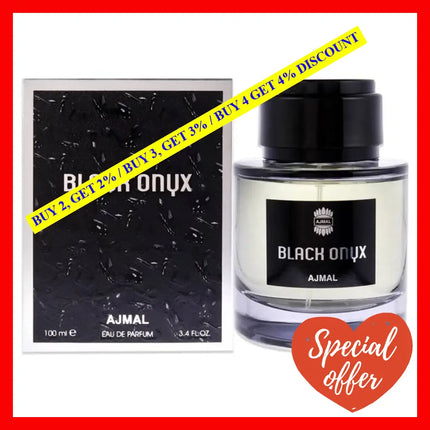 Black Onyx By Ajmal For Unisex - 3.4 Oz Edp Spray