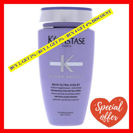 Blond Absolu Bain Ultra-Violet By Kerastase For Unisex - 8.5 Oz Shampoo