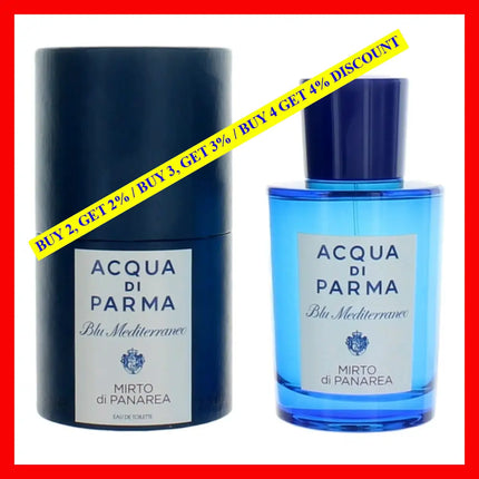 Blu Mediterraneo Mirto Di Panarea By Acqua Parma 2.5 Oz Eau De Toilette Spray For Men