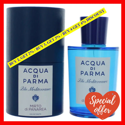 Blu Mediterraneo Mirto Di Panarea By Acqua Parma 5 Oz Eau De Toilette Spray For Men