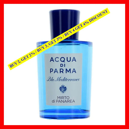 Blu Mediterraneo Mirto Di Panarea By Acqua Parma 5 Oz Eau De Toilette Spray For Men Tester