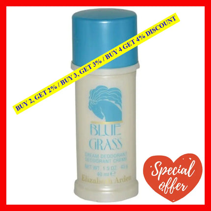 Blue Grass By Elizabeth Arden 1.5 Oz Cream Deodorant For Women