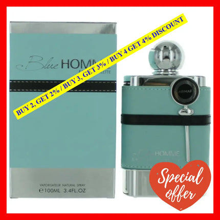 Blue Homme By Armaf 3.4 Oz Eau De Toilette Spray For Men