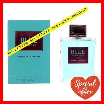 Blue Seduction By Antonio Banderas 6.7 Oz Eau De Toilette Spray For Women