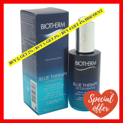 Blue Therapy Accelerated Serum By Biotherm For Women - 1.69 Oz