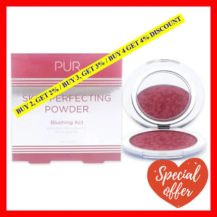 Blushing Act Skin Perfecting Powder - Berry Beautiful By Pur Cosmetics For Women 0.28 Oz