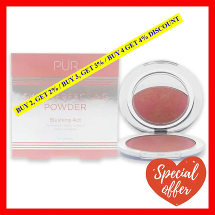 Blushing Act Skin Perfecting Powder - Pretty In Peach By Pur Cosmetics For Women 0.28 Oz