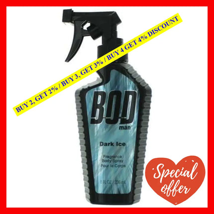 Bod Dark Ice 8 Oz Fragrance Body Spray