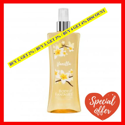 Body Fantasies Vanilla 8 Oz Fragrance Spray