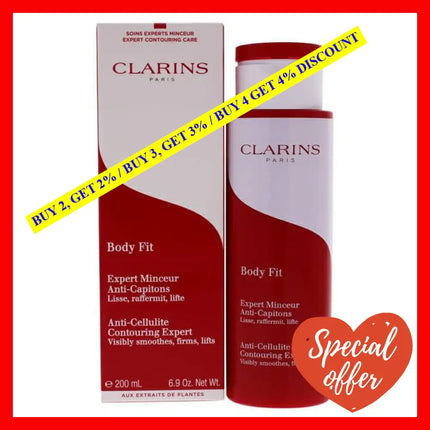 Body Fit Anti-Cellulite Contouring Expert By Clarins For Women - 6.9 Oz Treatment