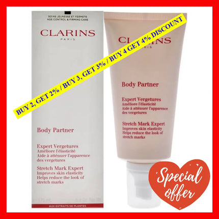 Body Partner Stretch Mark Expert By Clarins For Unisex - 5.8 Oz Lotion