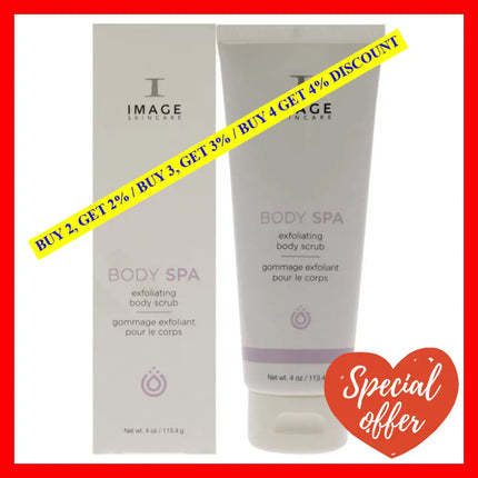 Body Spa Exfoliating Scrub By Image For Unisex - 4 Oz Exfoliator