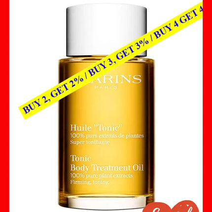 Body Treatment Oil Tonic By Clarins For Unisex - 3.3 Oz