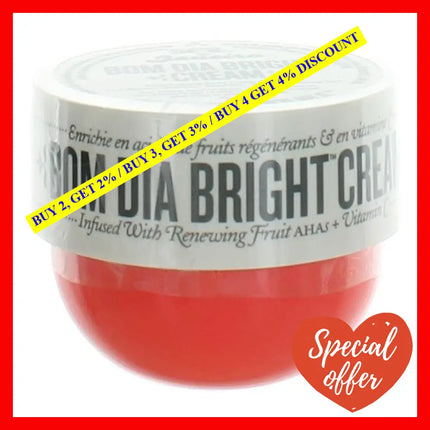 Bom Dia Bright Cream By Sol De Janeiro 2.5 Oz Body