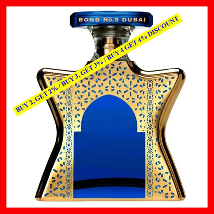 Bond No.9 Dubai Indigo Eau De Parfum Unisex 3.4 Oz / 100 Ml