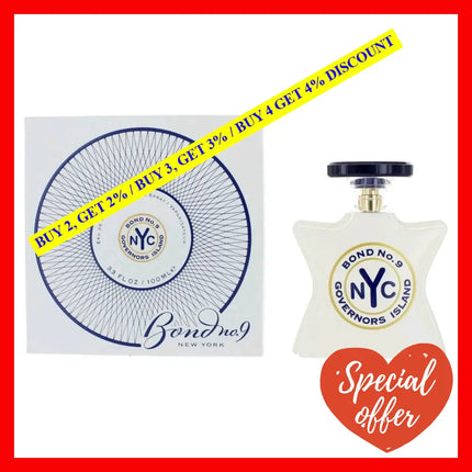 Bond No. 9 Governors Island By 3.3 Oz Eau De Parfum Spray For Men