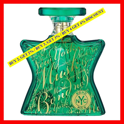 Bond No.9 New York Musk Eau De Parfumand Unisex 3.4 Oz / 100 Ml