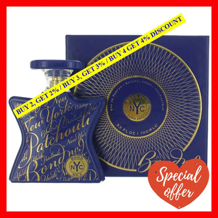 Bond No. 9 New York Patchouli By 3.3 Oz Eau De Parfum Spray For Unisex