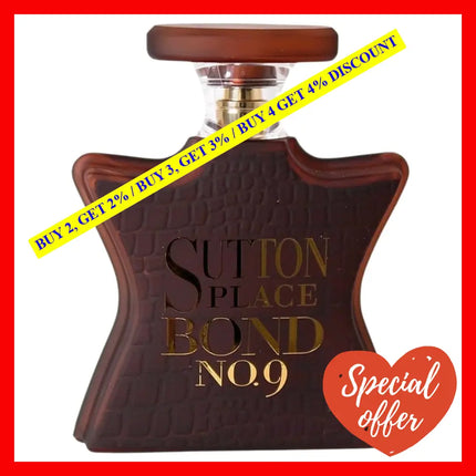 Bond No 9 Sutton Place Edp Ml Spray Unisex. 3.4 Oz / 100