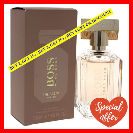 Boss The Scent For Her By Hugo For Women - 1.6 Oz Edp Spray