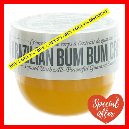 Brazilian Bum Cream By Sol De Janeiro 2.5 Oz Body