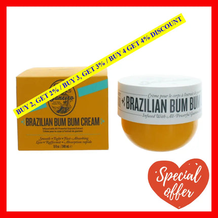 Brazilian Bum Cream By Sol De Janeiro 8 Oz Body