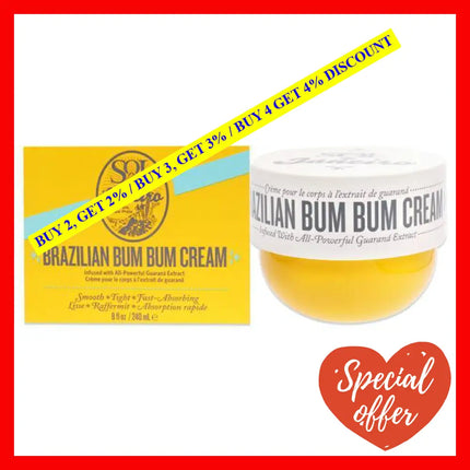 Brazilian Bum Cream By Sol De Janeiro For Unisex - 8 Oz