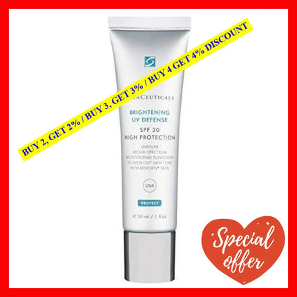 Brightening Uv Defense Spf 30 By Skinceuticals For Women - 1 Oz Sunscreen