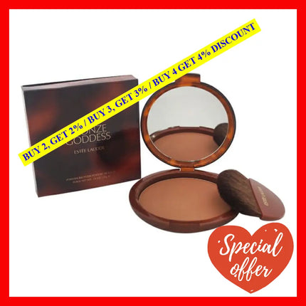 Bronze Goddess Powder Bronzer - # 02 Medium By Estee Lauder For Women 0.74 Oz