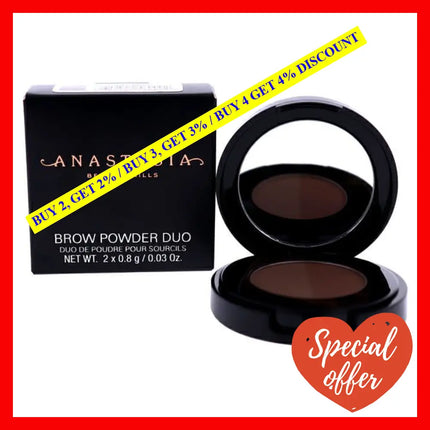 Brow Powder Duo - Soft Brown By Anastasia Beverly Hills For Women 0.03 Oz Eyebrow