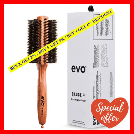 Bruce 28 Bristle Radial Brush By Evo For Unisex - 1 Pc