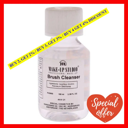 Brush Cleanser By Make-Up Studio For Women - 3.38 Oz