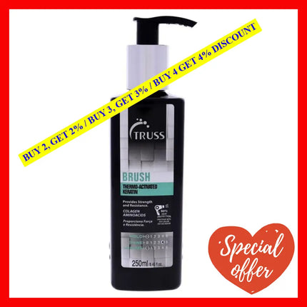 Brush Thermo-Activated Keratin By Truss For Unisex - 8.45 Oz Treatment