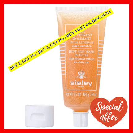 Buff And Wash Facial Gel By Sisley For Unisex - 3.3 Oz