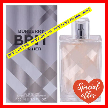 Burberry Brit By For Women - 3.3 Oz Edt Spray