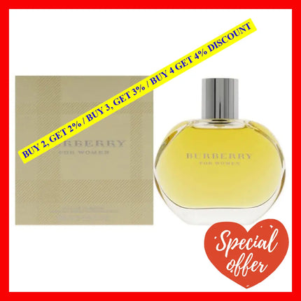 Burberry By For Women - 3.3 Oz Edp Spray