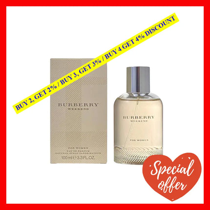 Burberry Weekend By For Women - 3.3 Oz Edp Spray