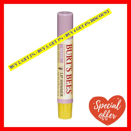 Burts Bees Lip Shimmer - Guava By For Women 0.09 Oz