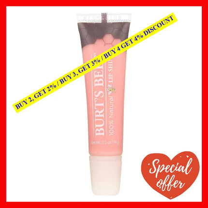 Burts Bees Lip Shine - # 010 Whisper By For Women 0.5 Oz Gloss