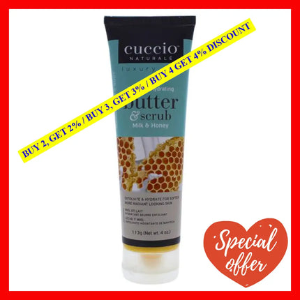 Butter And Scrub - Milk Honey By Cuccio Naturale For Unisex 4 Oz