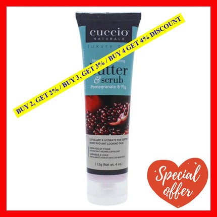 Butter And Scrub - Pomegranate Fig By Cuccio Naturale For Unisex 4 Oz