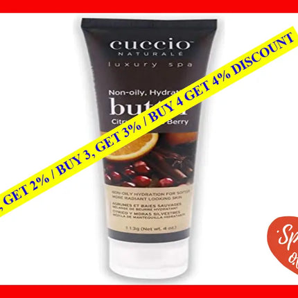 Butter - Citrus And Wild Berry By Cuccio Naturale For Unisex 4 Oz Body Lotion