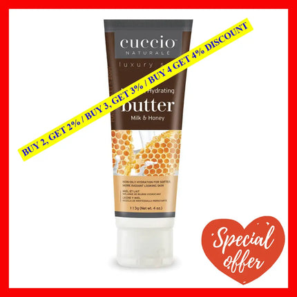 Butter Milk And Honey By Cuccio Naturale For Unisex - 4 Oz Body Cream