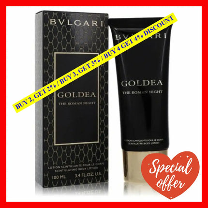 Bvlgari Goldea The Roman Night 3.4 Bodt Lotion For Women