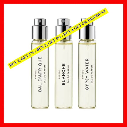 Byredo La Selection Nomade Travel Set 3 X 12 Ml Eau De Parfum No Cap